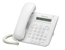 IP-телефон Panasonic, 1xLAN, 1xWAN 10/100 Мб/с, LCD, PoE, Белый KX-NT511PRUW