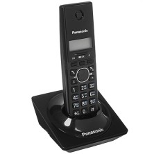 DECT-телефон Panasonic, 1 трубка, 50 контактов, Чёрный KX-TG1711RUB