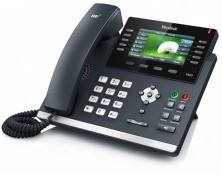 IP-телефон Yealink, 6 x VoIP, 2 x GE, 4.3' LCD, PoE SIP-T46S