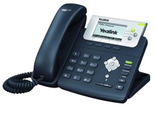 IP-телефон Yealink, 3 x SIP, 2 x GE, 2.8' LCD, PoE SIP-T22P