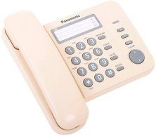 Проводной телефон Panasonic, 1 линия, настенный, Бежевый KX-TS2352RUJ