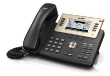 IP-телефон Yealink, 6 x SIP, 2 x GE, 3.7' LCD, PoE SIP-T27P