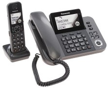 DECT-телефон Panasonic, 1 трубка, 100 контактов, Серый KX-TGF320RUM