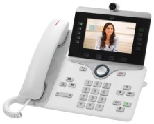 Конференц-телефон Cisco 8845, 5 x SIP, 2 x GE, 5' LCD, белый CP-8845-W-K9=