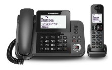 DECT-телефон Panasonic, 1 трубка, 100 контактов, Чёрный KX-TGF310RUM