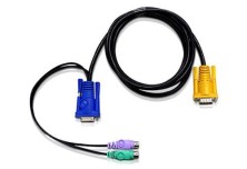 KVM-кабель PS/2, VGA, SPHD 3-в-1 (1.8м) 2L-5702P